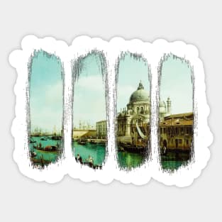 Venice calligraphy painting Sticker